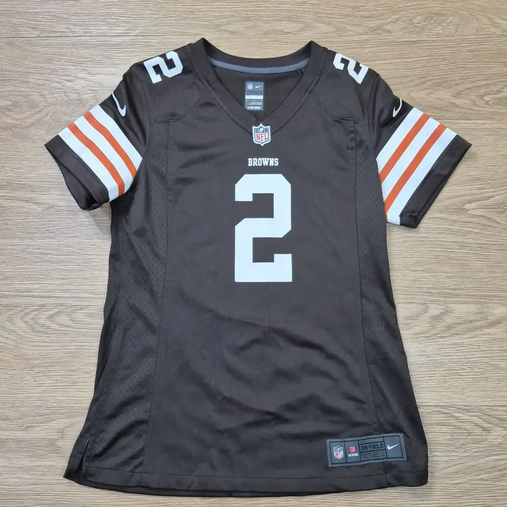 JOHNNY MANZIEL Nike Cleveland Browns Jersey Womens Medium Money Manziel